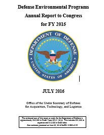 FY 2015 DEP ARC