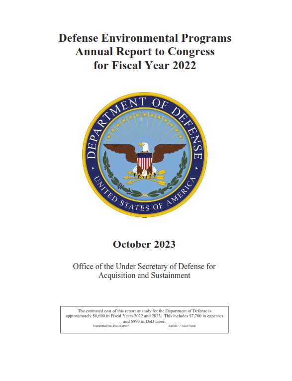 DEP ARC FY22 Cover Image