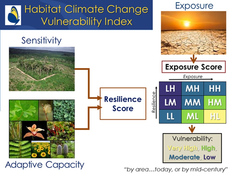 Figure 8.7. Framework for climate vulnerability assessment of ecosystems (from Comer et a; 2019)