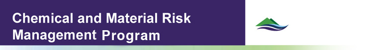 Chemical and Material Risk Management Program banner