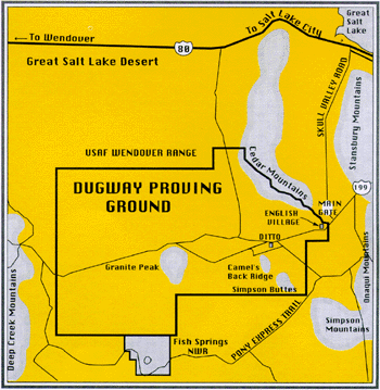 Map: Dugway Proving Ground