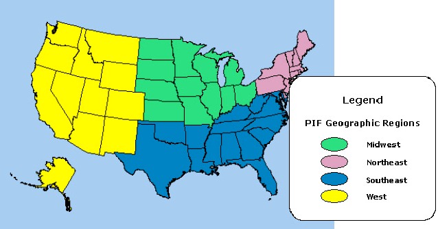 PIF Geographic Regions