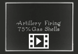Artillery Firing of 75 mm Gas Shells