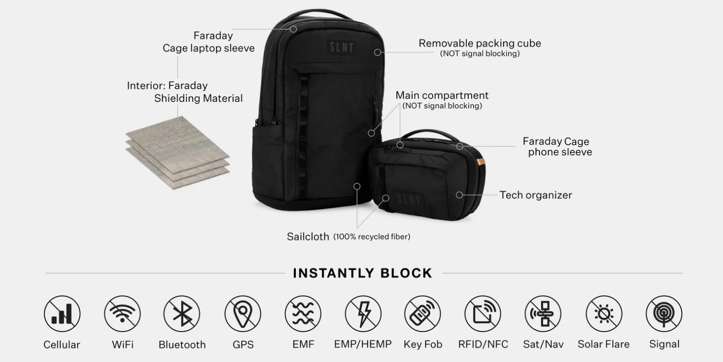 Faraday Signal Blocking Bags DoD Sustainable Products Center