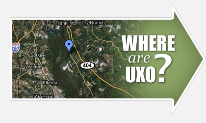 Where are UXO